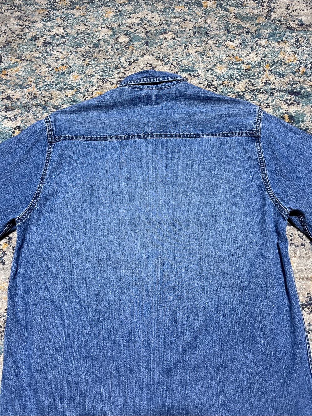 Levi's Red Tab Denim Button-Down Shirt Size S - Picture 14 of 15